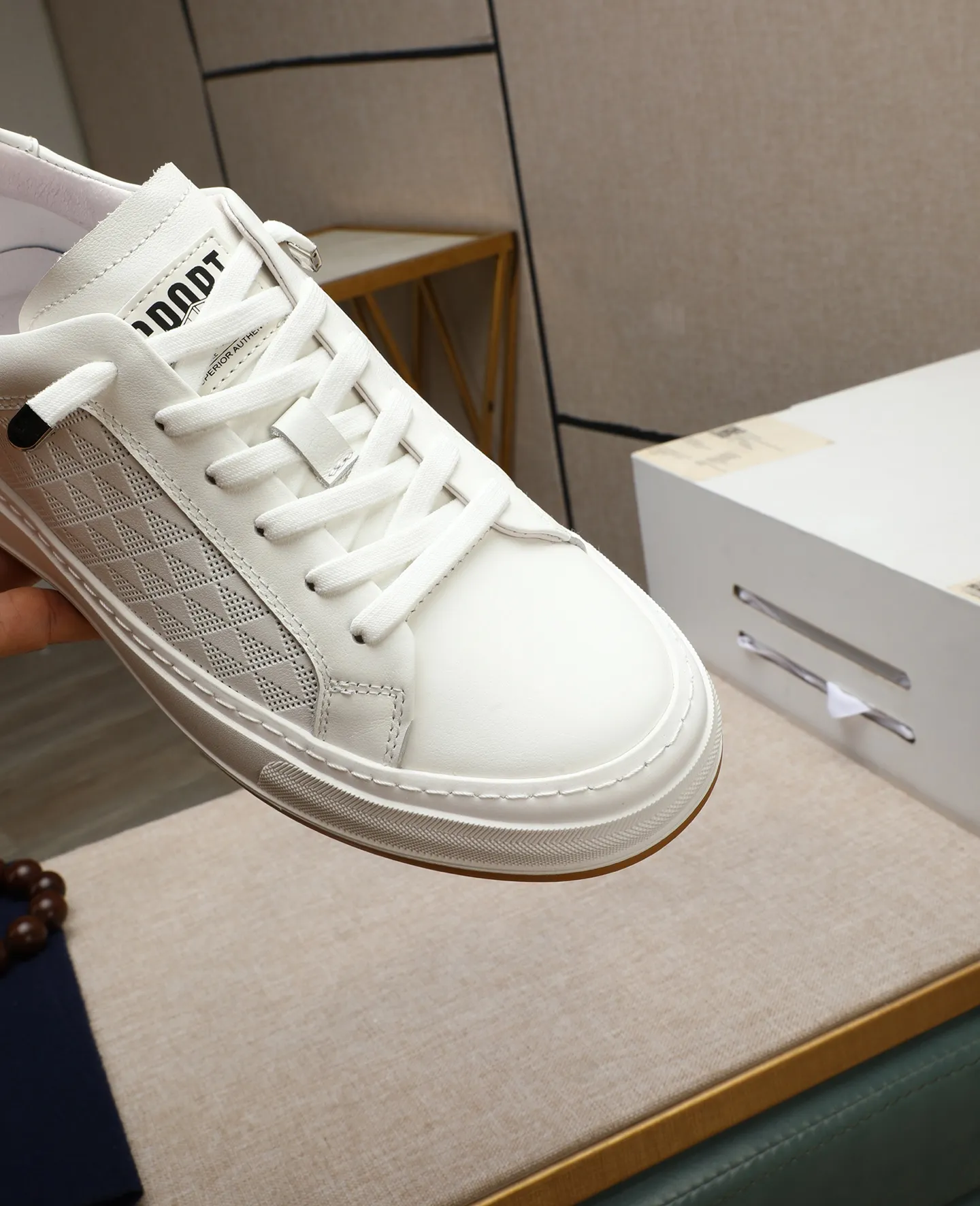 Men's men's shoes💰440🌹🌹[PRADA—Prada] latest model🙈original replica! 👟👟👟Available here. The workmanship is top-notch. The upper is made from Italy. 🇮🇹Imported first-layer cowhide. ❗️Breathable genuine leather lining @Suitable for travel. The original version has an enlarged engraved sole, making it suitable for all kinds of travels, showing low-key luxury. Let quality speak for itself. Color: Size: 38-44